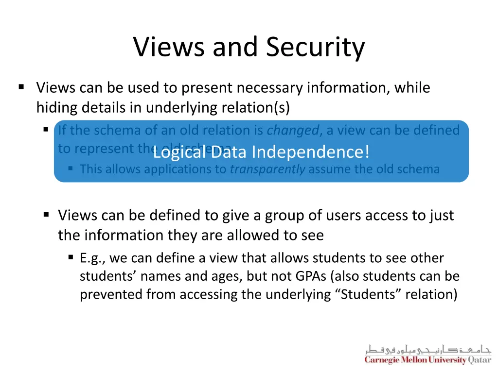 views and security 1