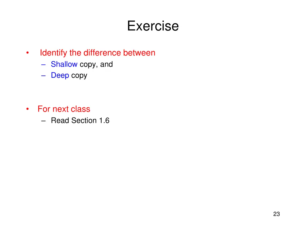 exercise