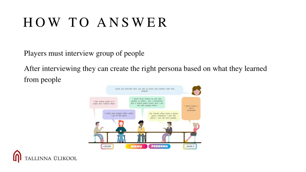 how to answer
