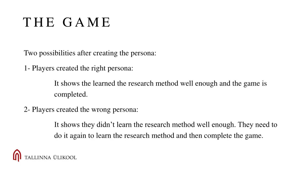 the game 1