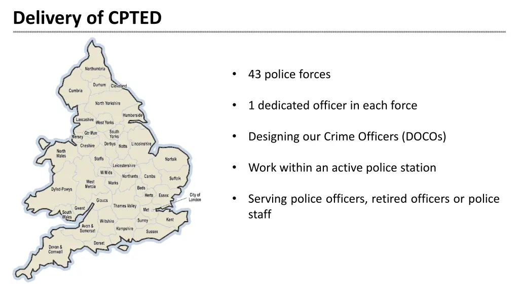 delivery of cpted