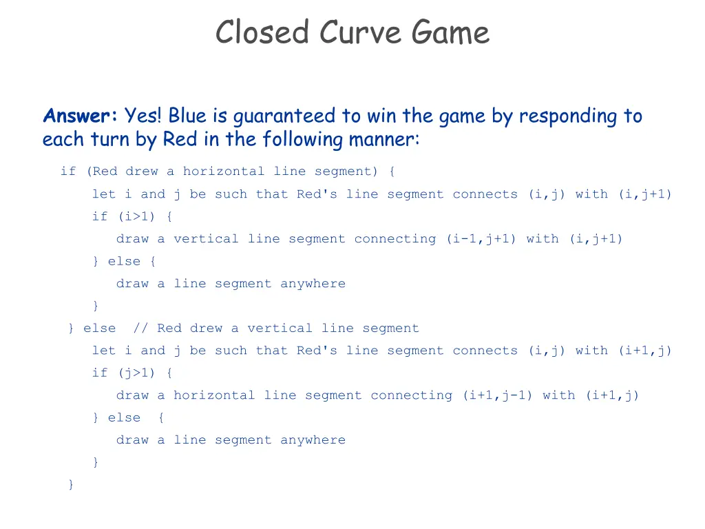 closed curve game 2