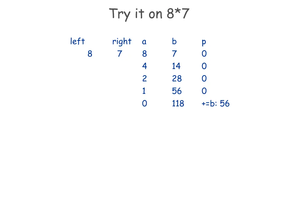 try it on 8 7