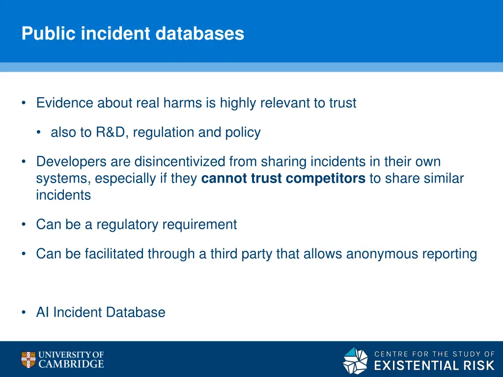 public incident databases