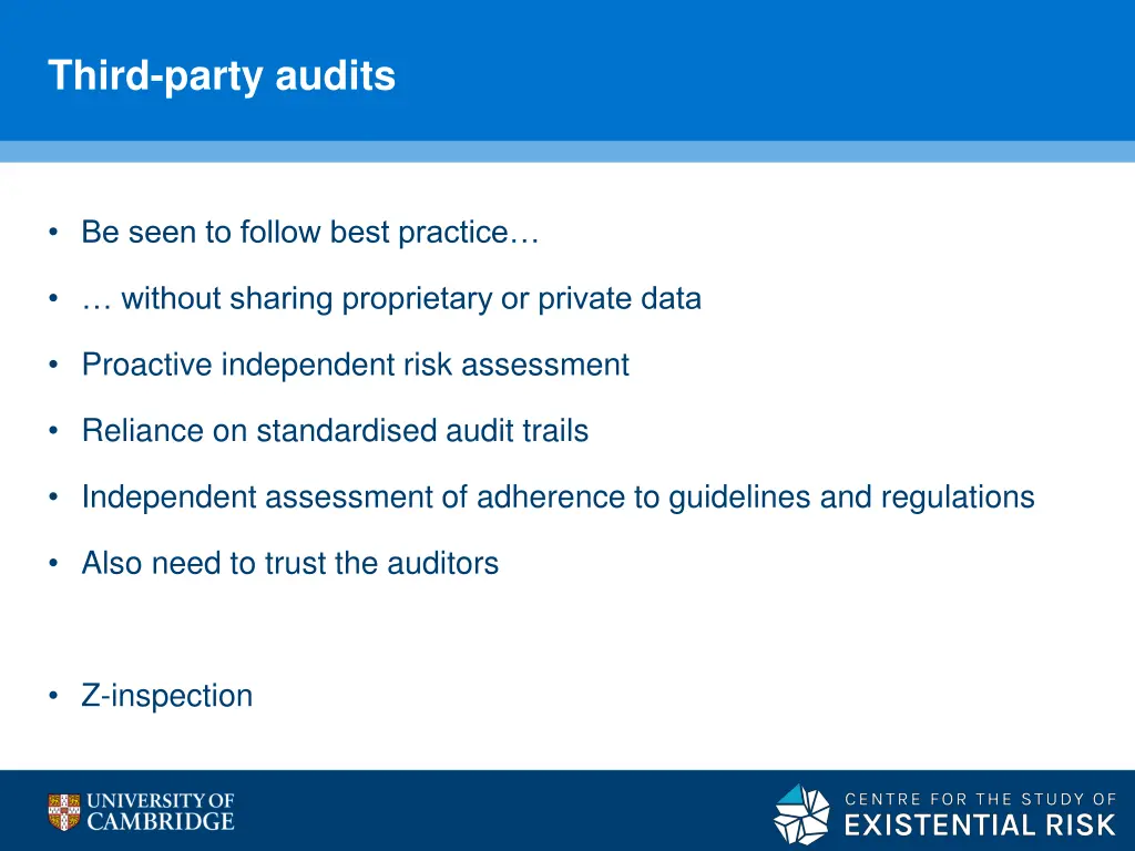 third party audits