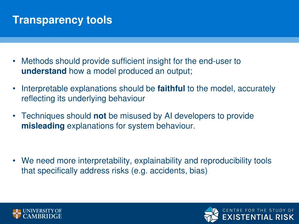 transparency tools