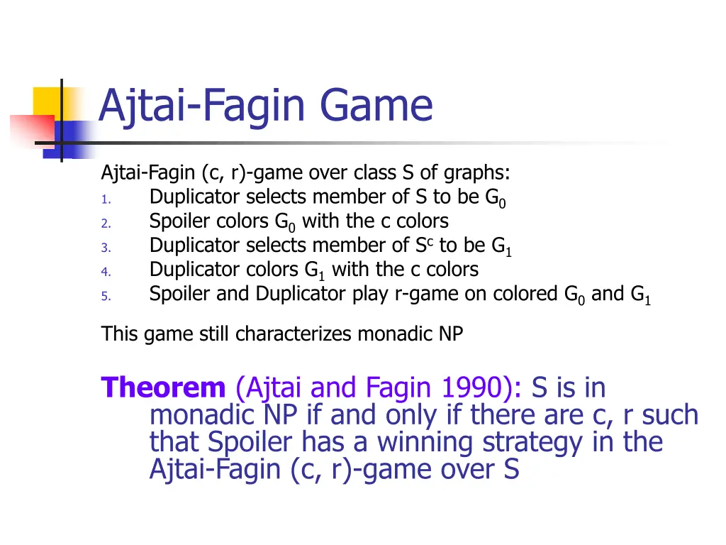 ajtai fagin game