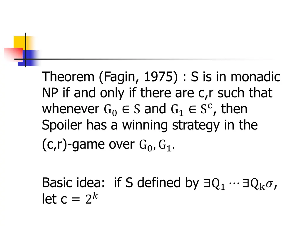 theorem fagin 1975 s is in monadic np if and only