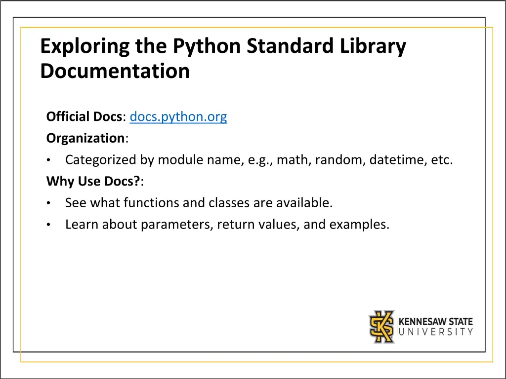 exploring the python standard library