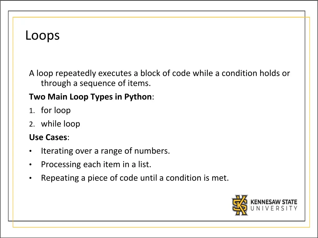 loops