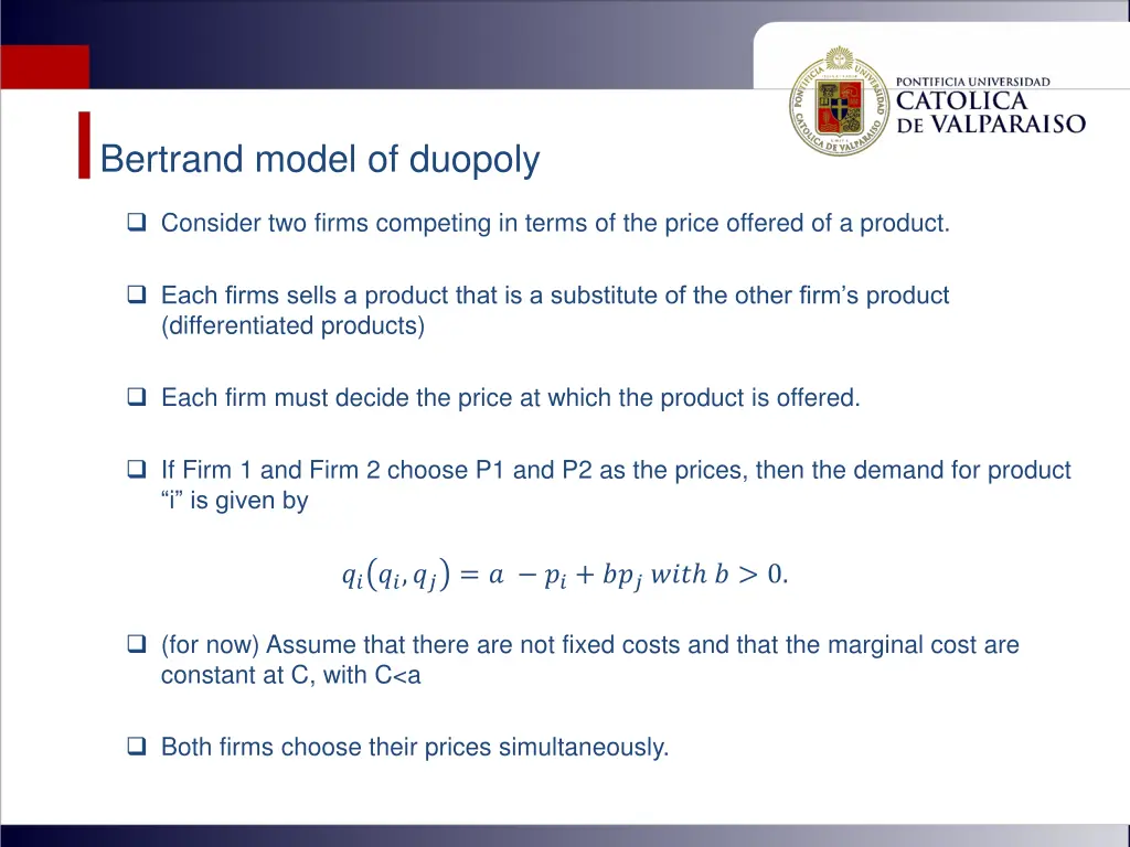 bertrand model of duopoly