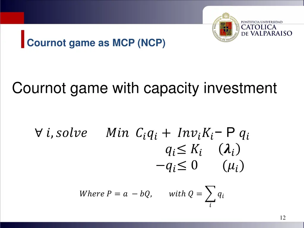 cournot game as mcp ncp 3