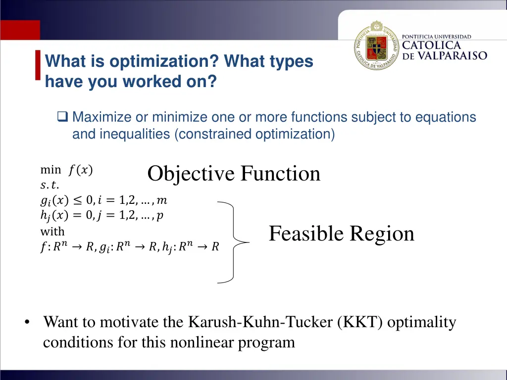 what is optimization what types have you worked on 1