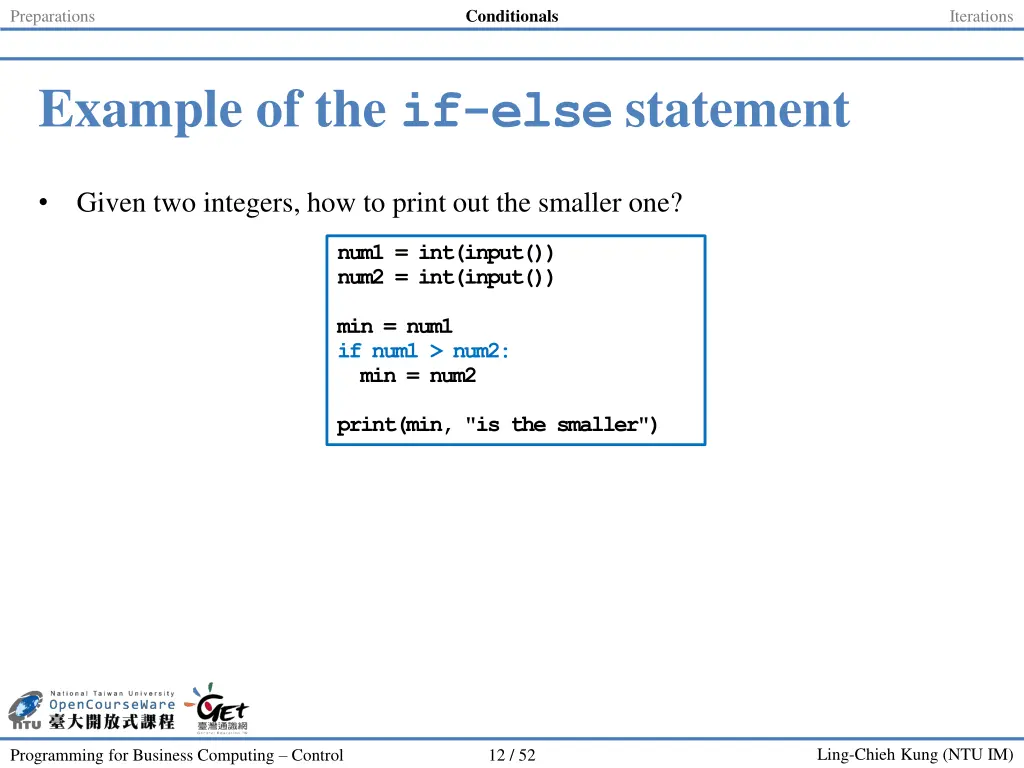 conditionals 2