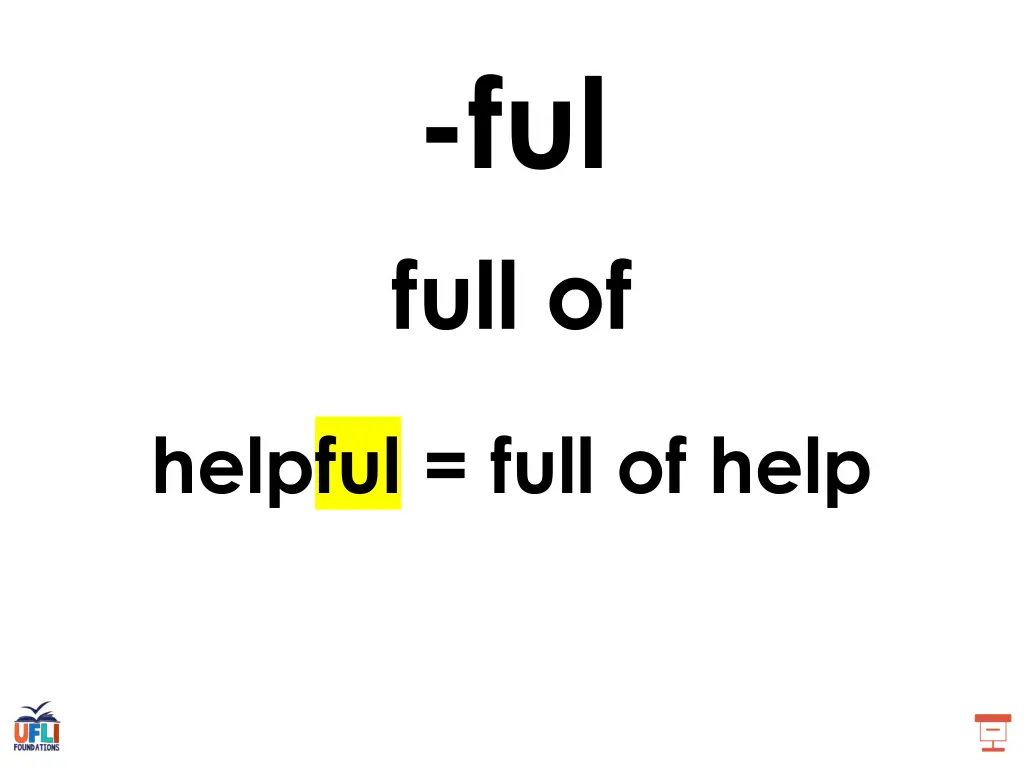 ful full of