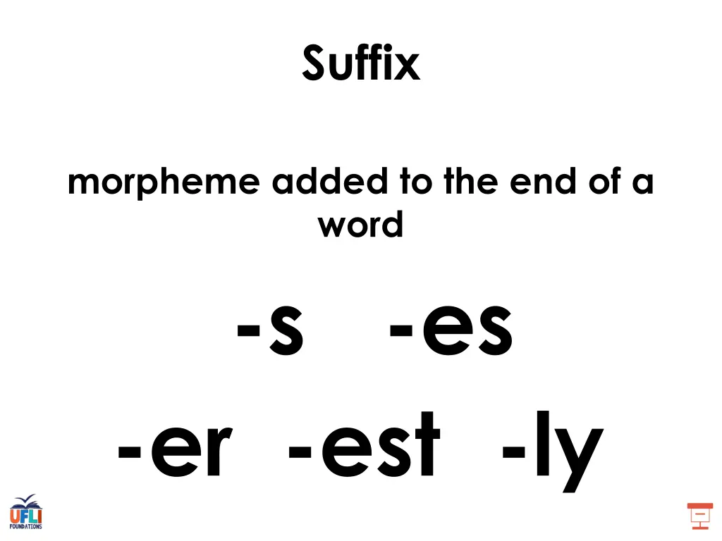 suffix