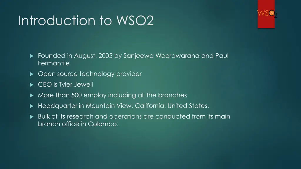 introduction to wso2