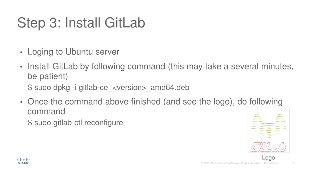 step 3 install gitlab