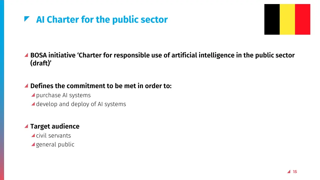 ai charter for the public sector