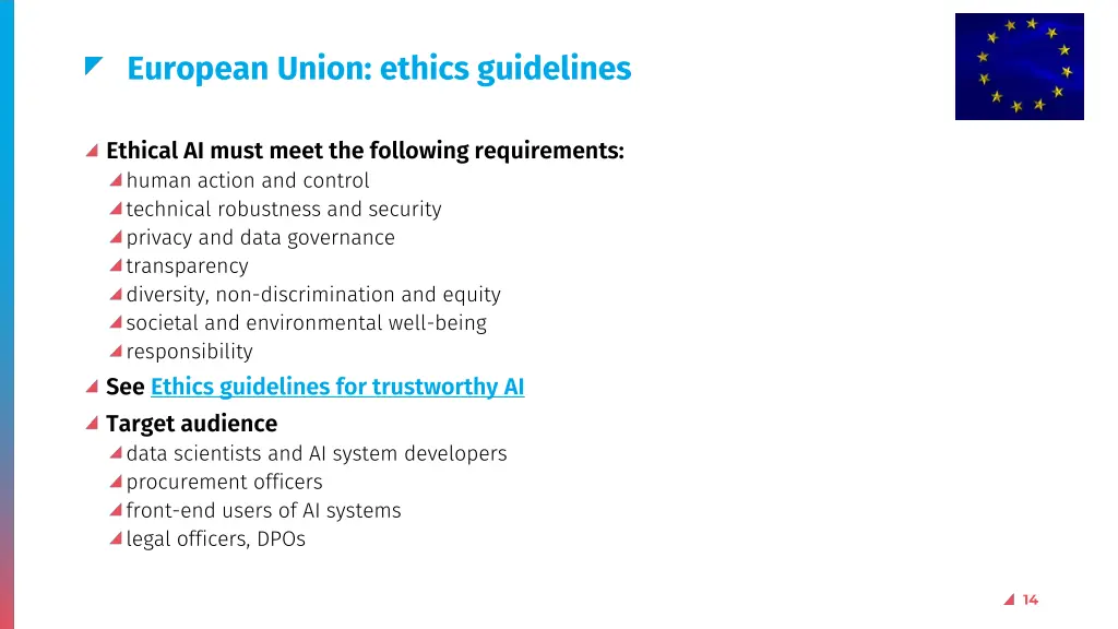 european union ethics guidelines