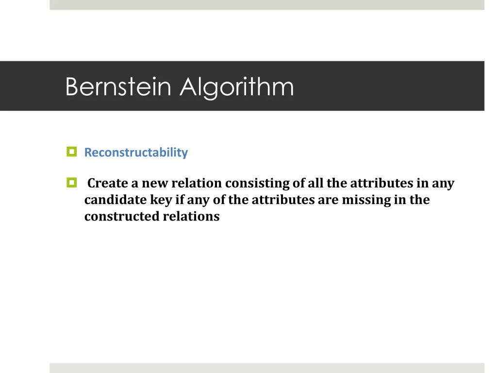 bernstein algorithm 2