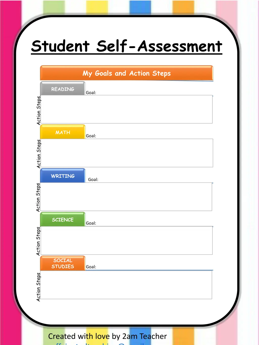 student self assessment 2