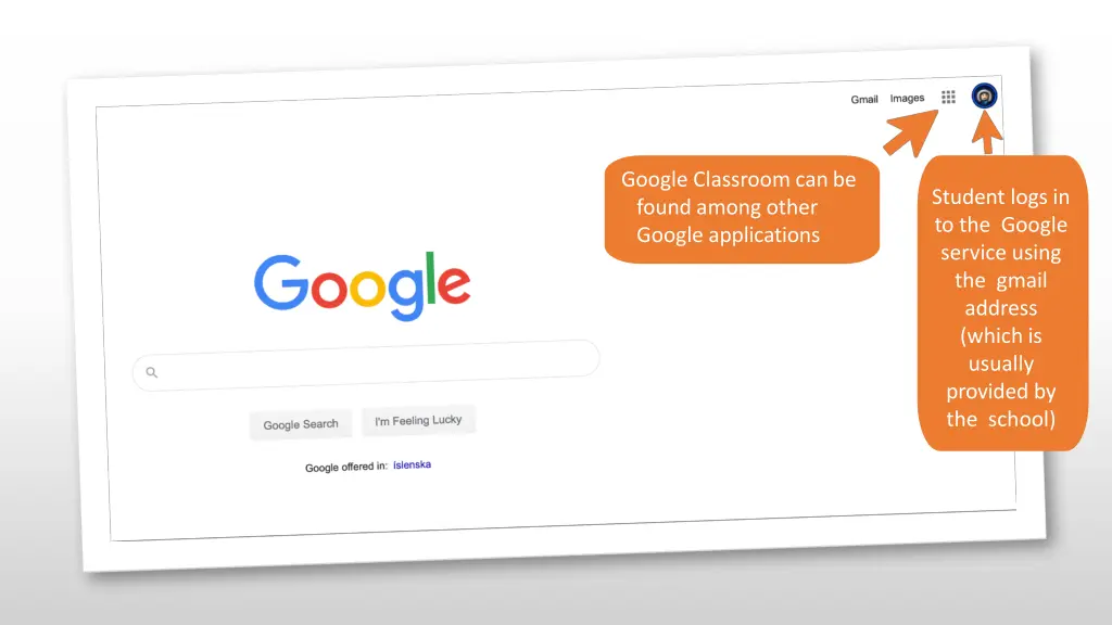 google classroom canbe found among other google