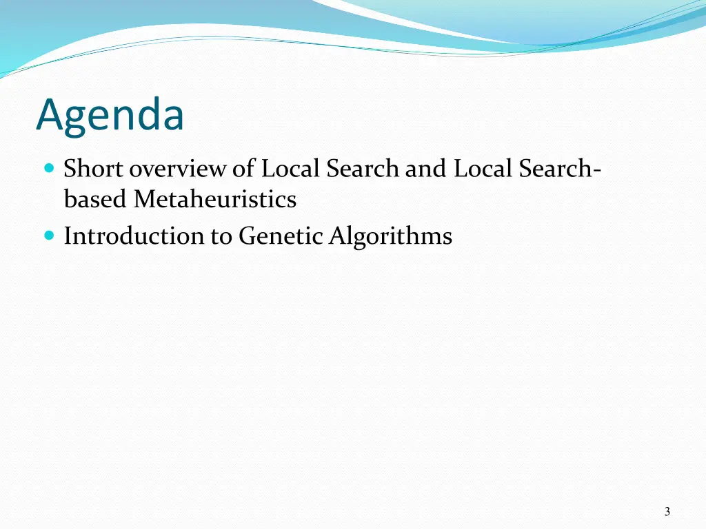 agenda
