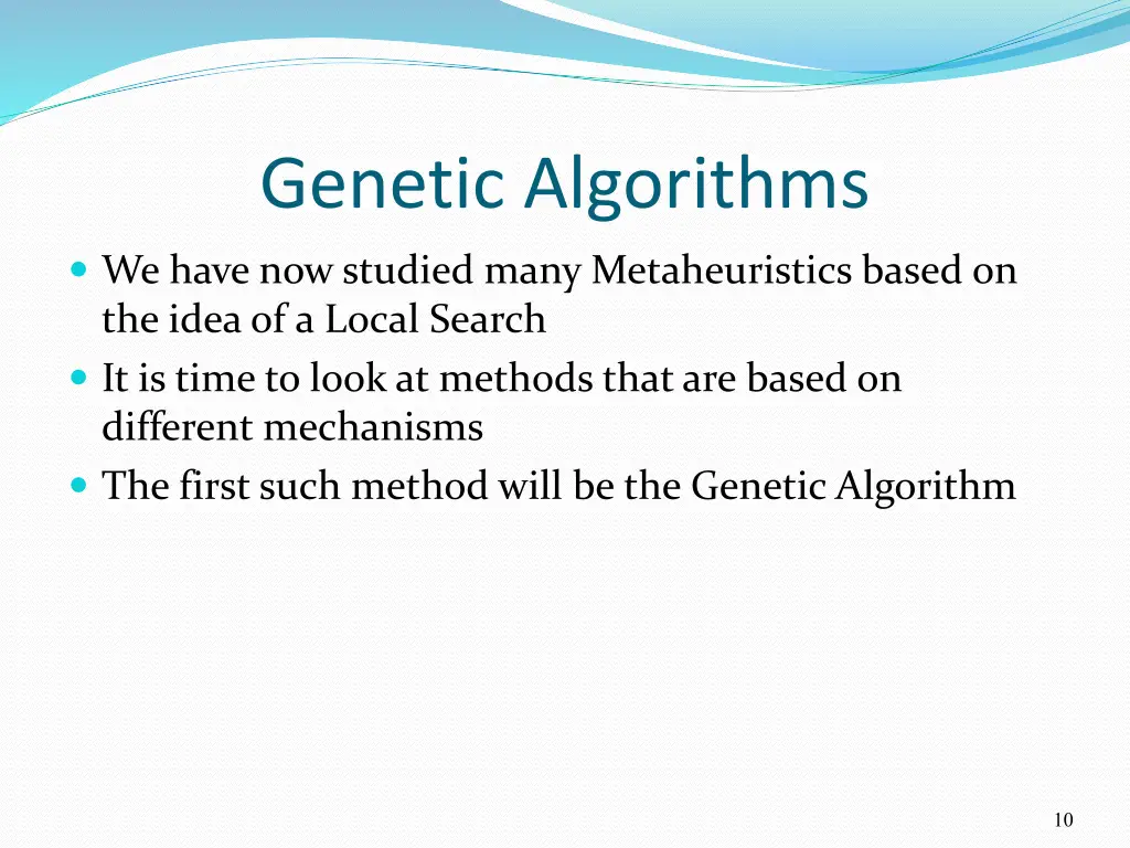 genetic algorithms 1