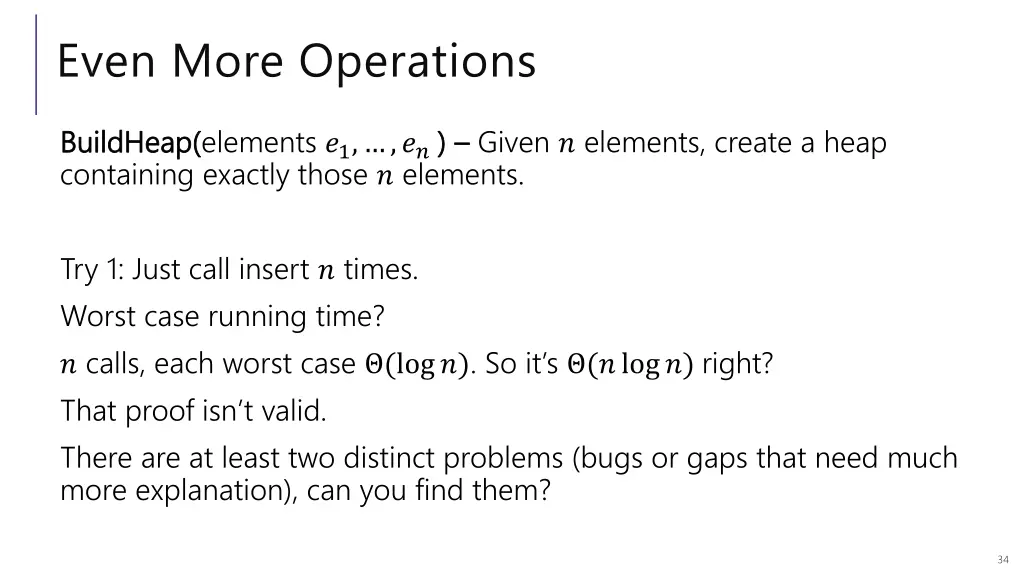 even more operations