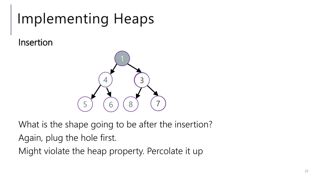 implementing heaps 2