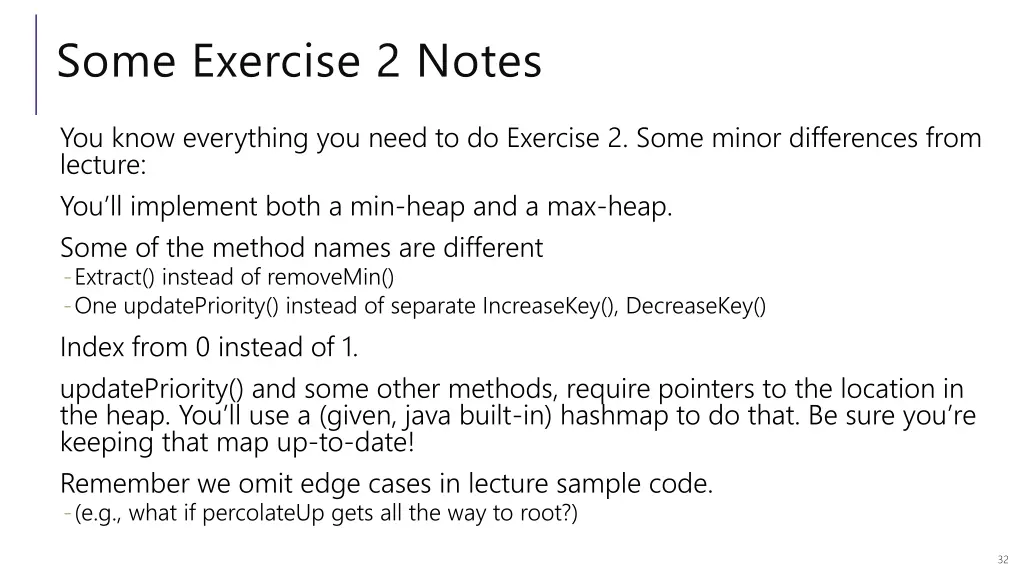 some exercise 2 notes