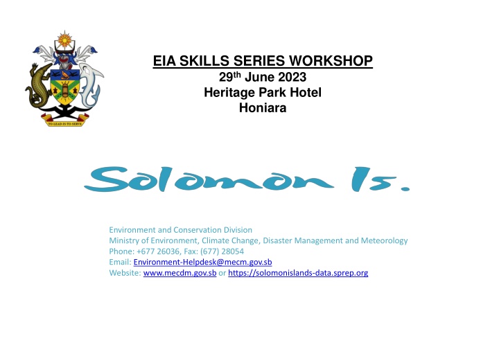 eia skills series workshop 29 th june 2023