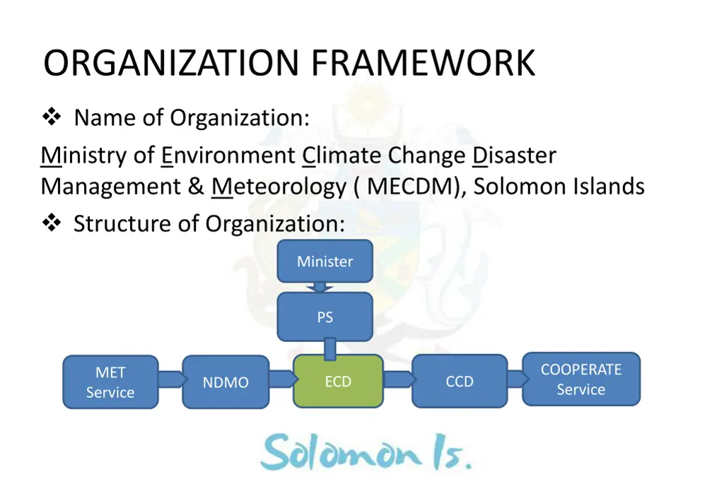 organization framework