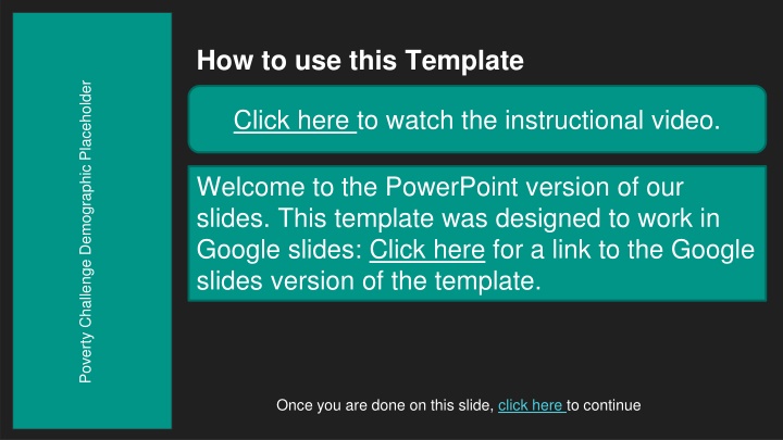 how to use this template