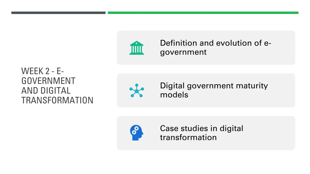 definition and evolution of e government