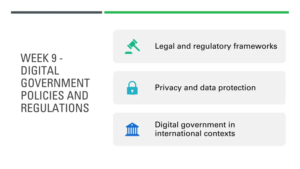 legal and regulatory frameworks