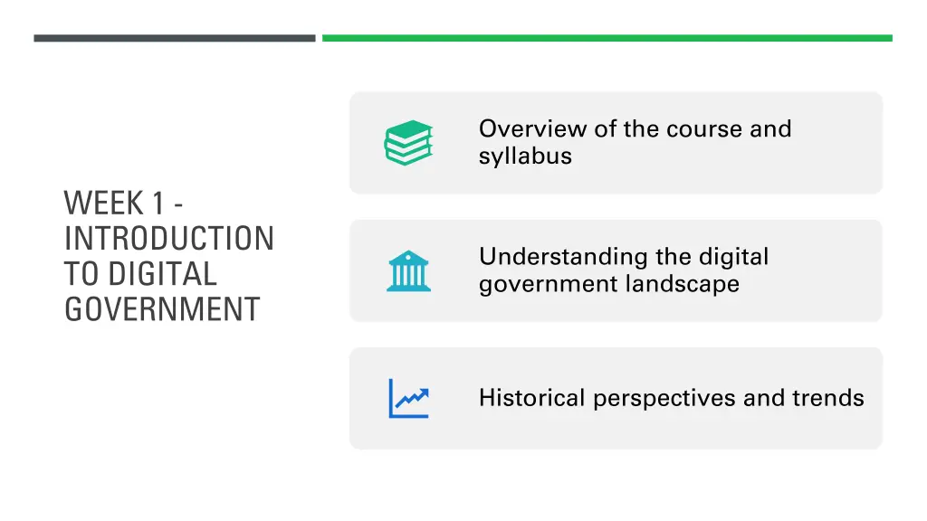 overview of the course and syllabus