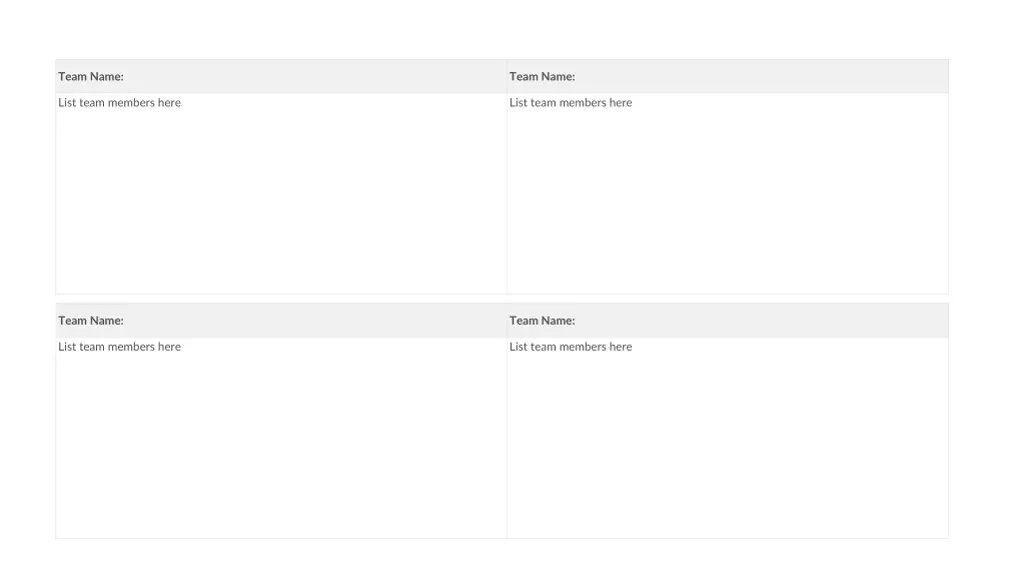 team name 1