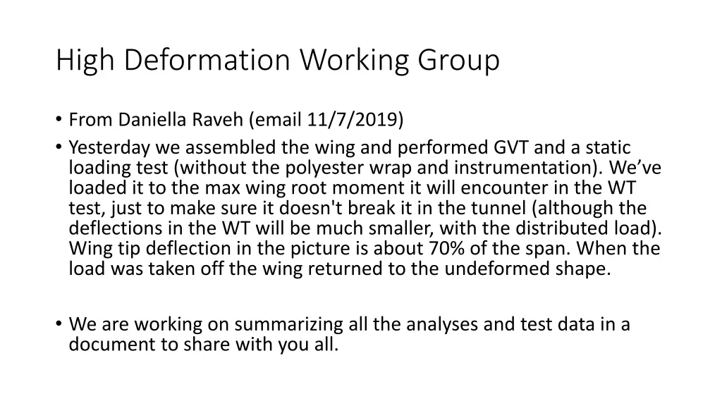 high deformation working group