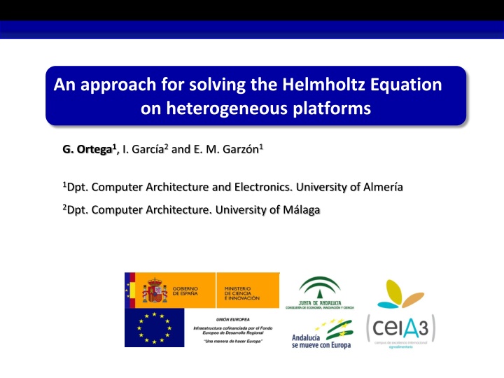 an approach for solving the helmholtz equation