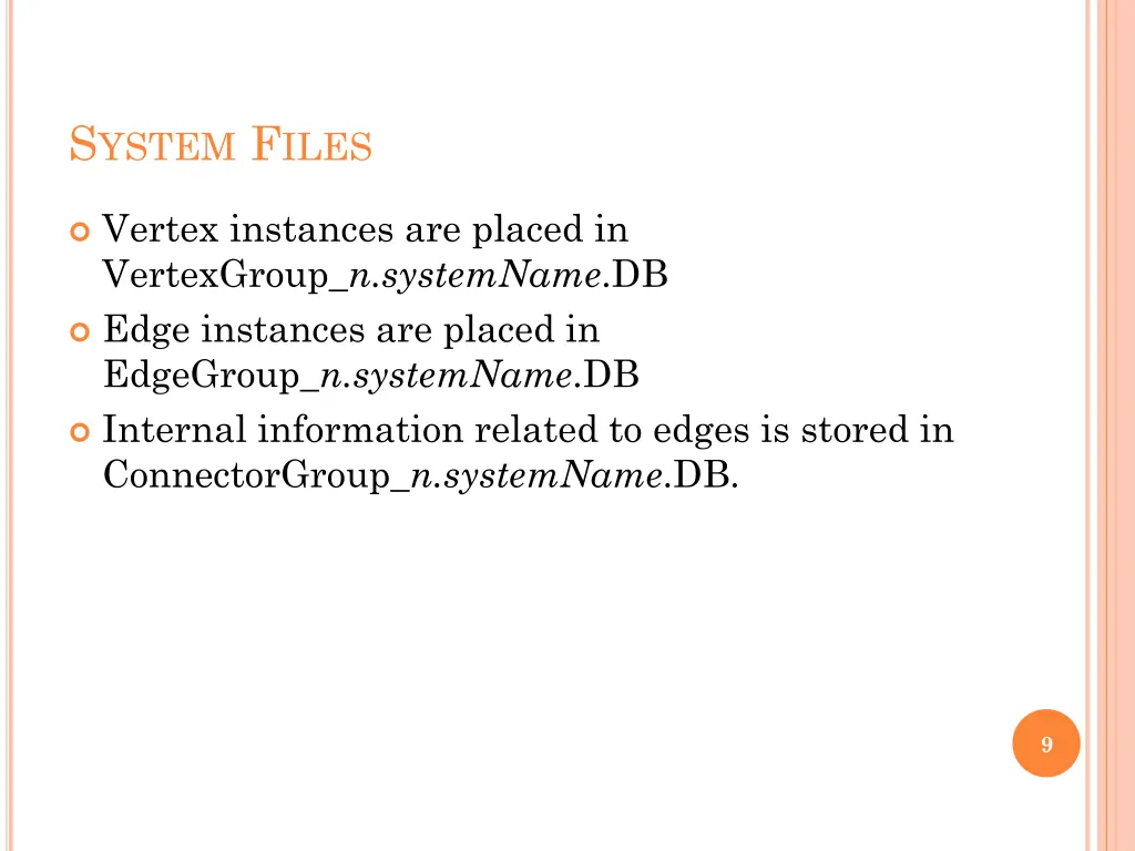 s ystem f iles