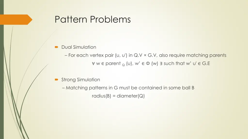 pattern problems 1