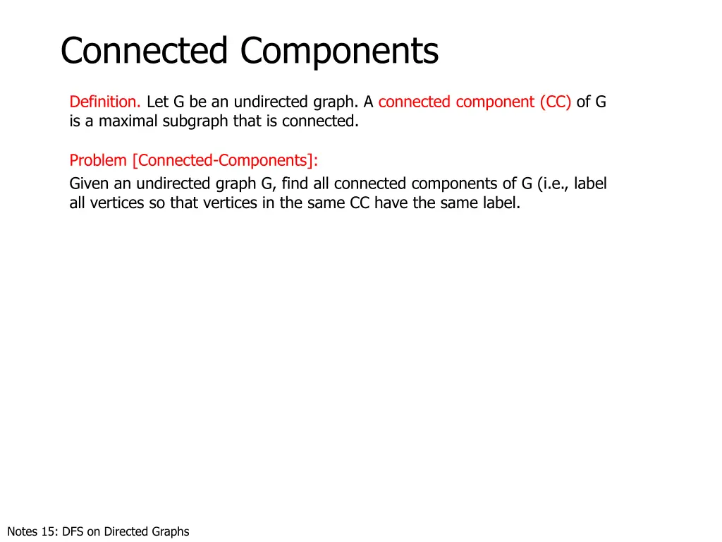 connected components 1