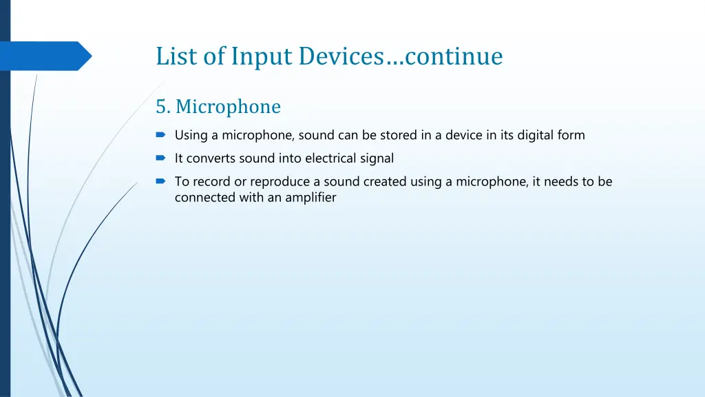 list of input devices continue 3