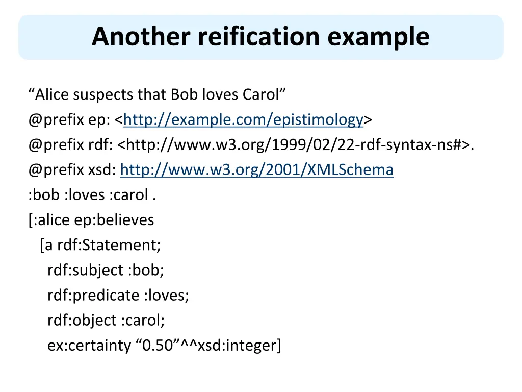 another reification example