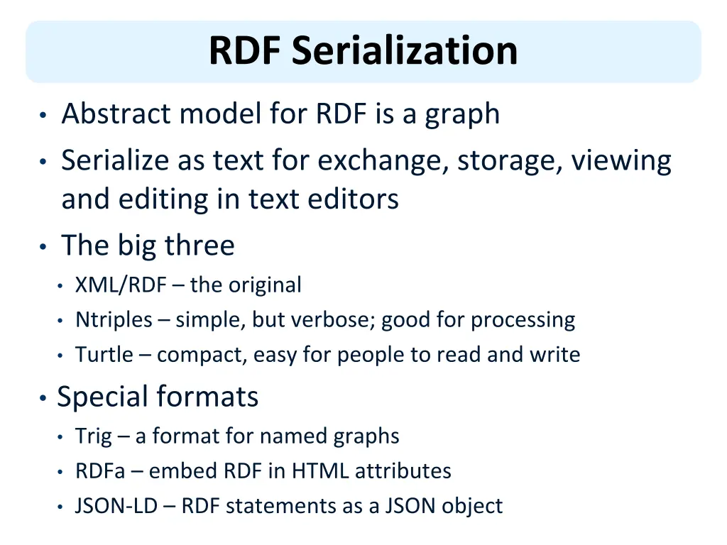 rdf serialization