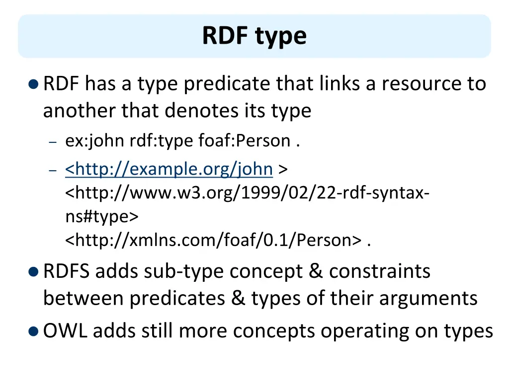 rdf type