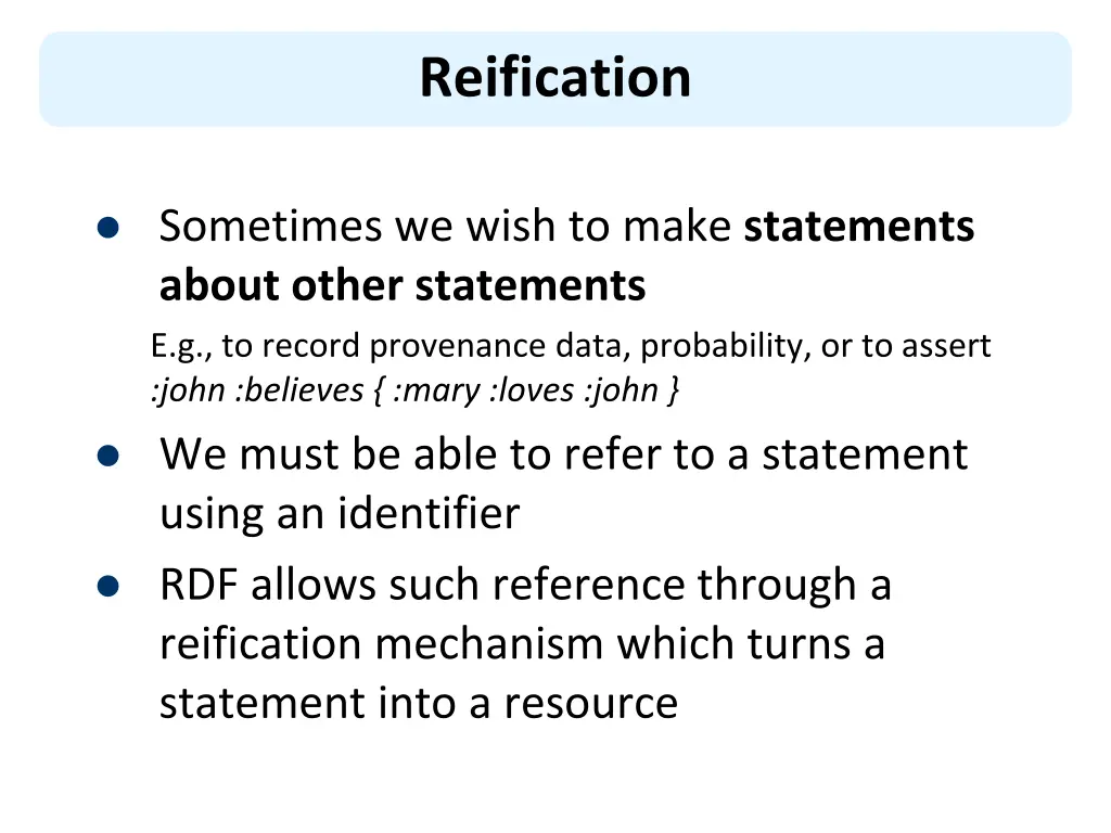 reification 1