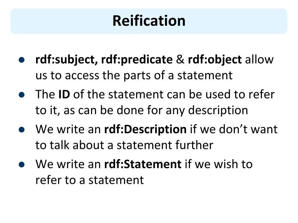 reification 2